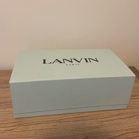 Lanvin leather ballerina flats 39 - dark beige - WORN ONCE 8 8.5 nude - Picture 8 of 12